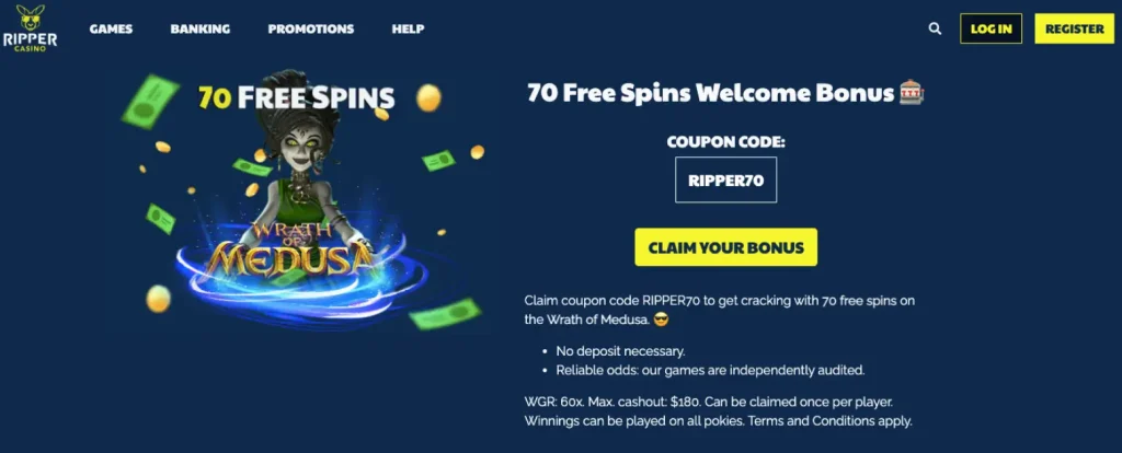 Ripper Casino Review: Mastering the Ripper No Deposit Bonus for Fast Wins